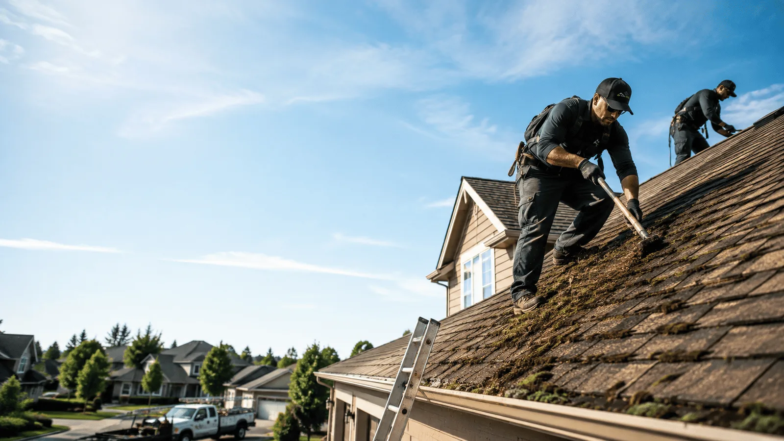 Roof Moss Removal in Waite Park, MN near me